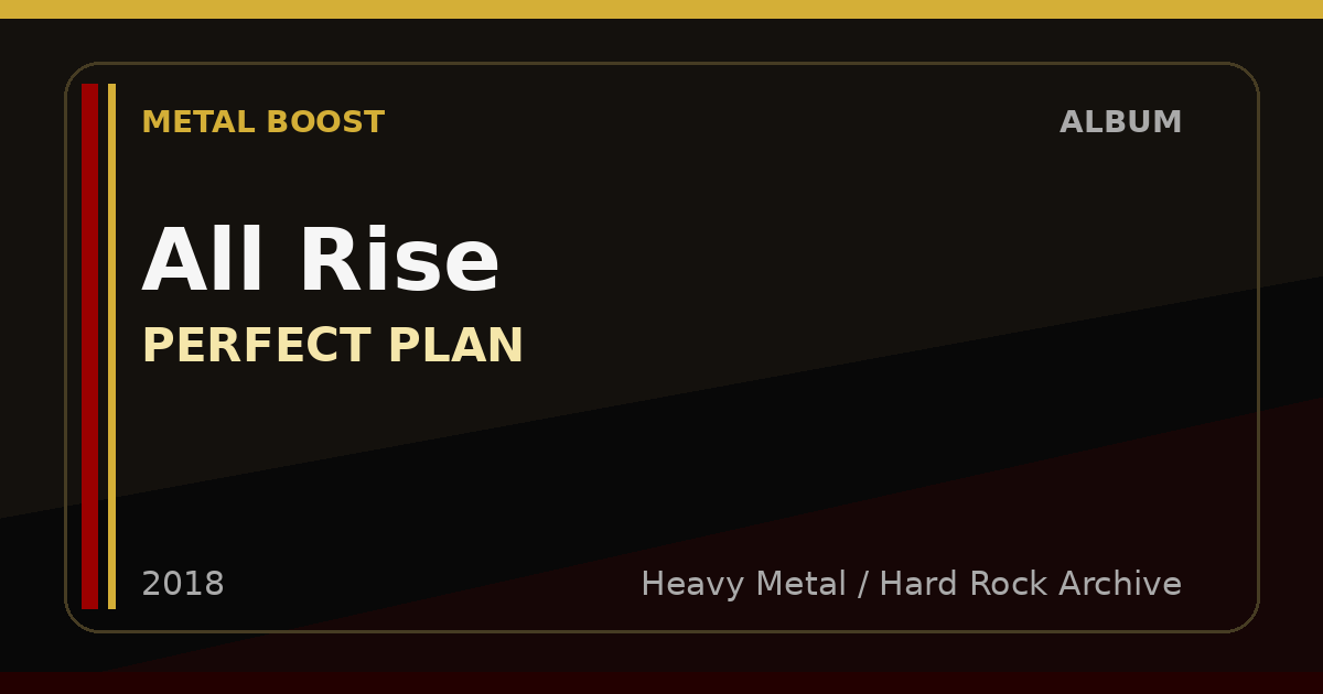All Rise – PERFECT PLAN | METAL BOOST album visual