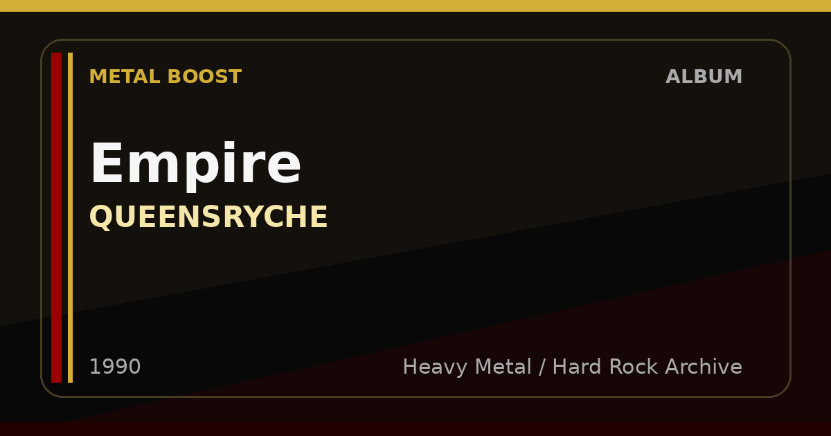 Empire – QUEENSRYCHE | METAL BOOST album visual