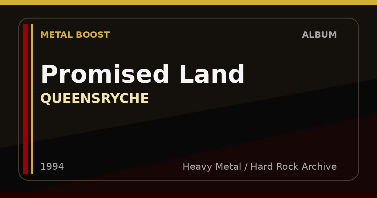 Promised Land – QUEENSRYCHE | METAL BOOST album visual