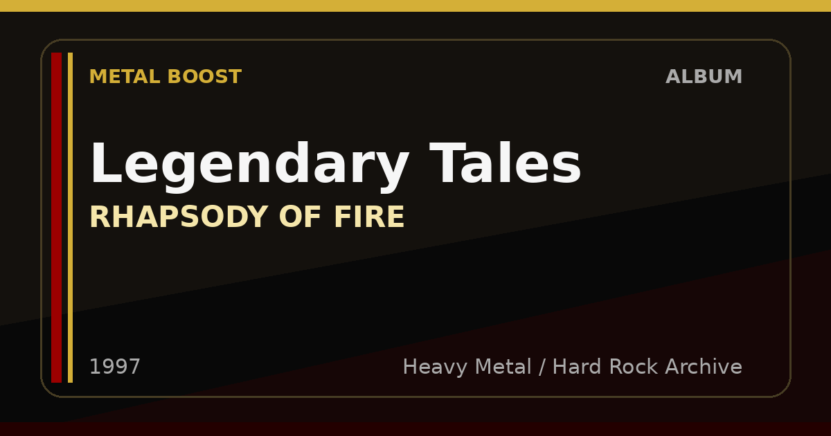 Legendary Tales – RHAPSODY OF FIRE | METAL BOOST album visual