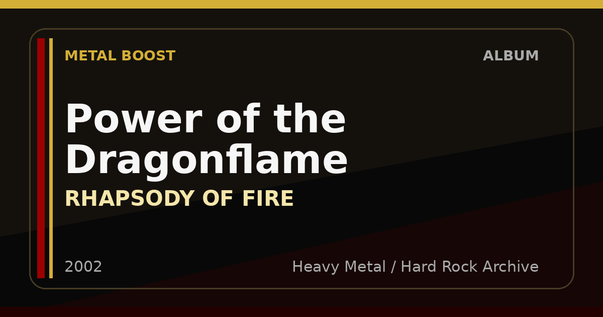 Power of the Dragonflame – RHAPSODY OF FIRE | METAL BOOST album visual