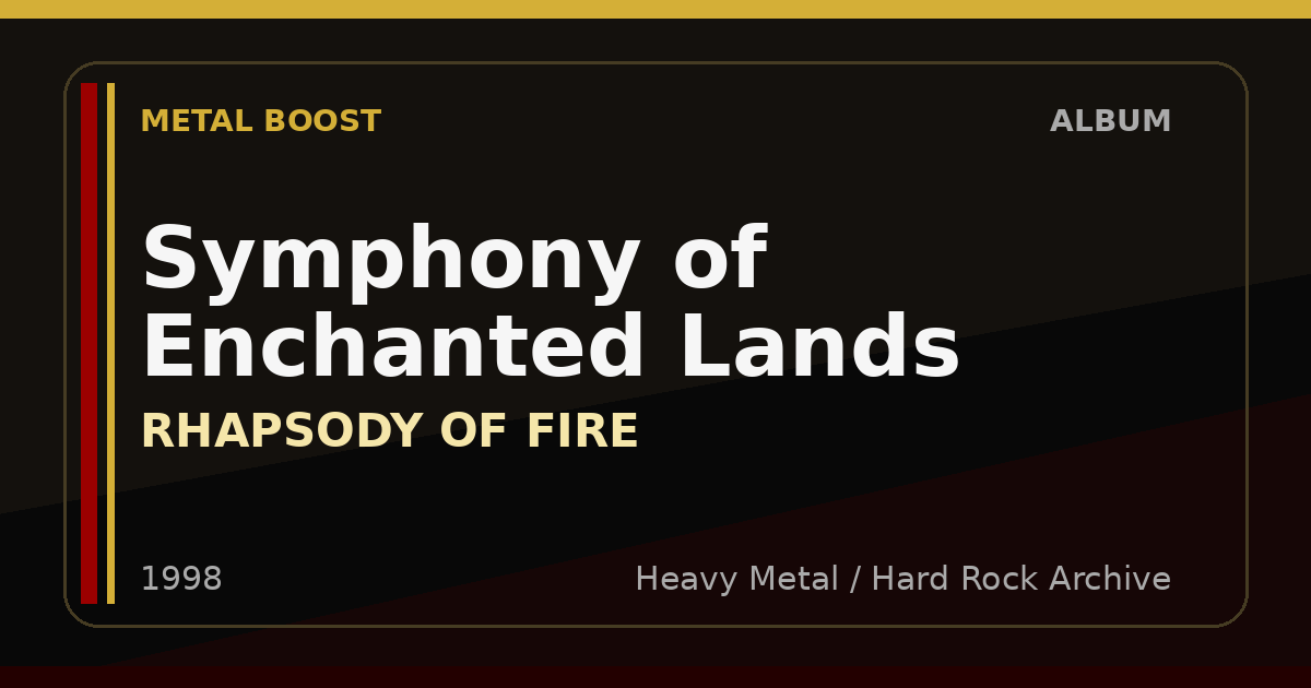 Symphony of Enchanted Lands – RHAPSODY OF FIRE | METAL BOOST album visual