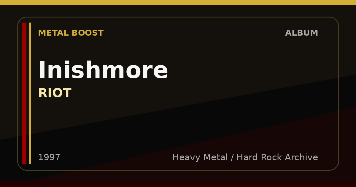 Inishmore – RIOT | METAL BOOST album visual