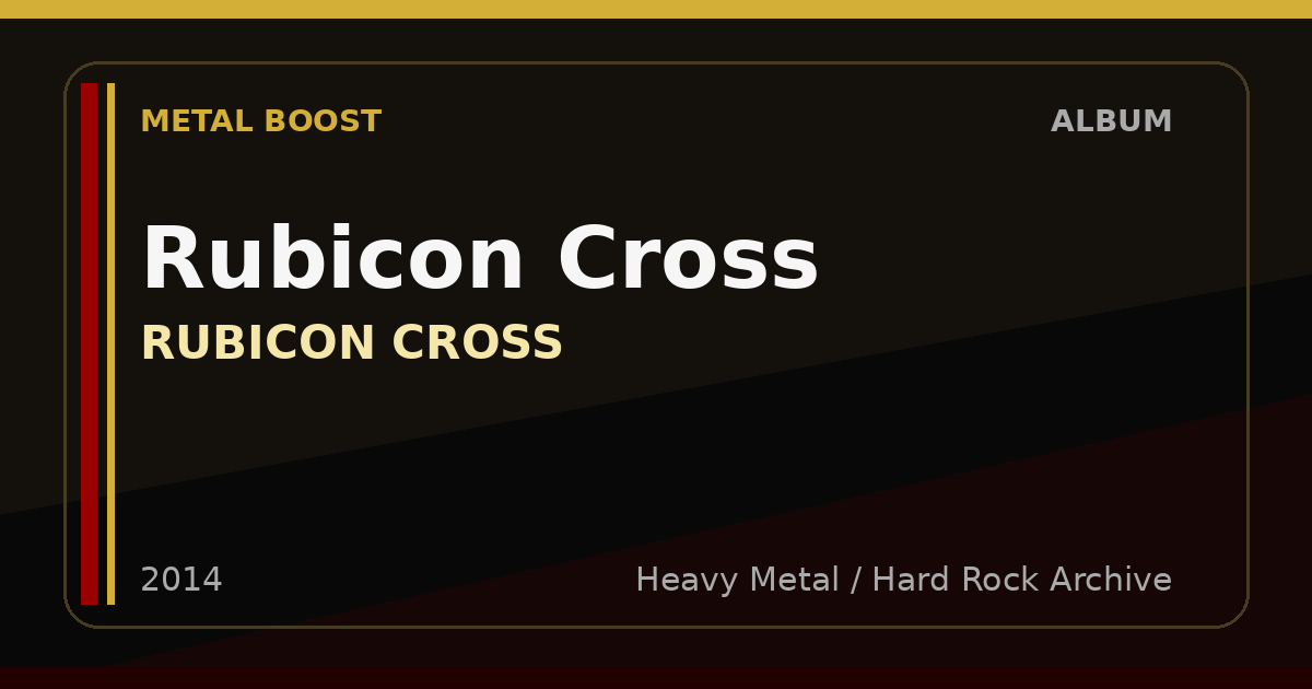 Rubicon Cross – RUBICON CROSS | METAL BOOST album visual