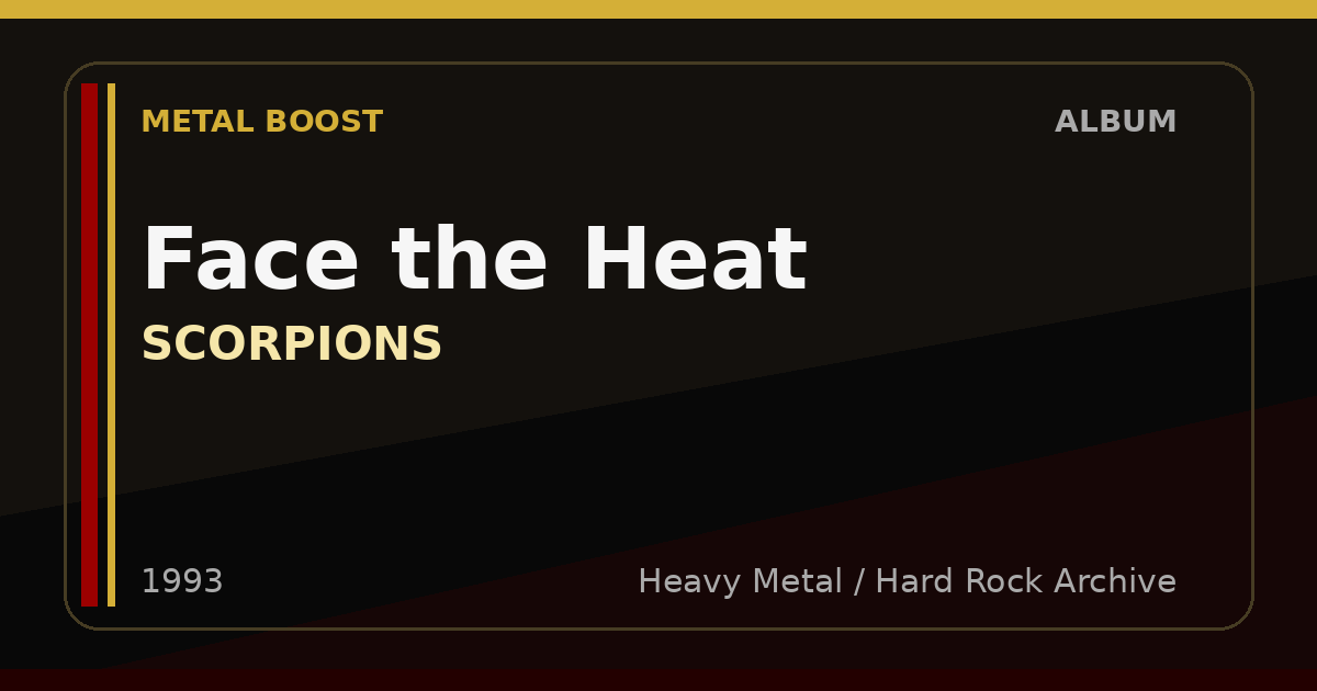 Face the Heat – SCORPIONS | METAL BOOST album visual