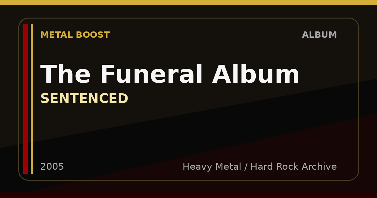 The Funeral Album – SENTENCED | METAL BOOST album visual