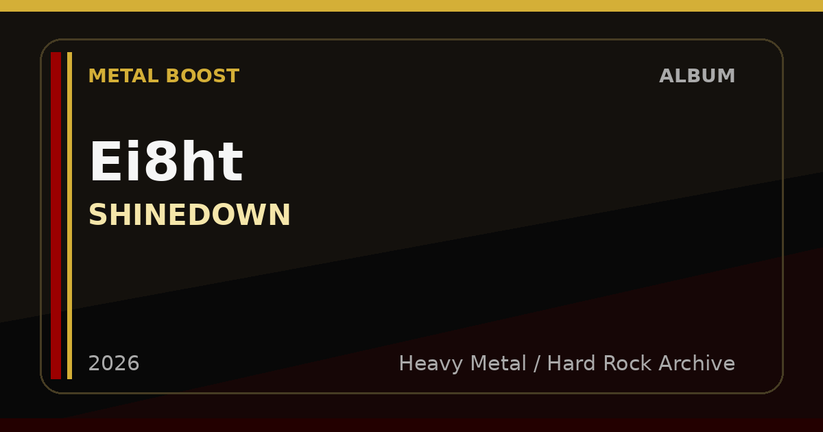 Ei8ht – SHINEDOWN | METAL BOOST album visual