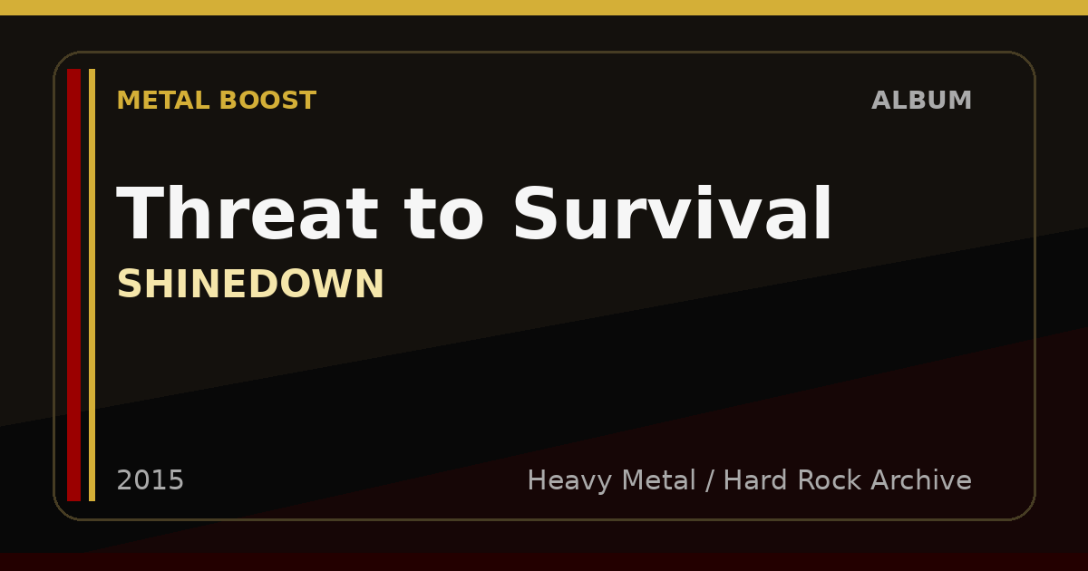 Threat to Survival – SHINEDOWN | METAL BOOST album visual