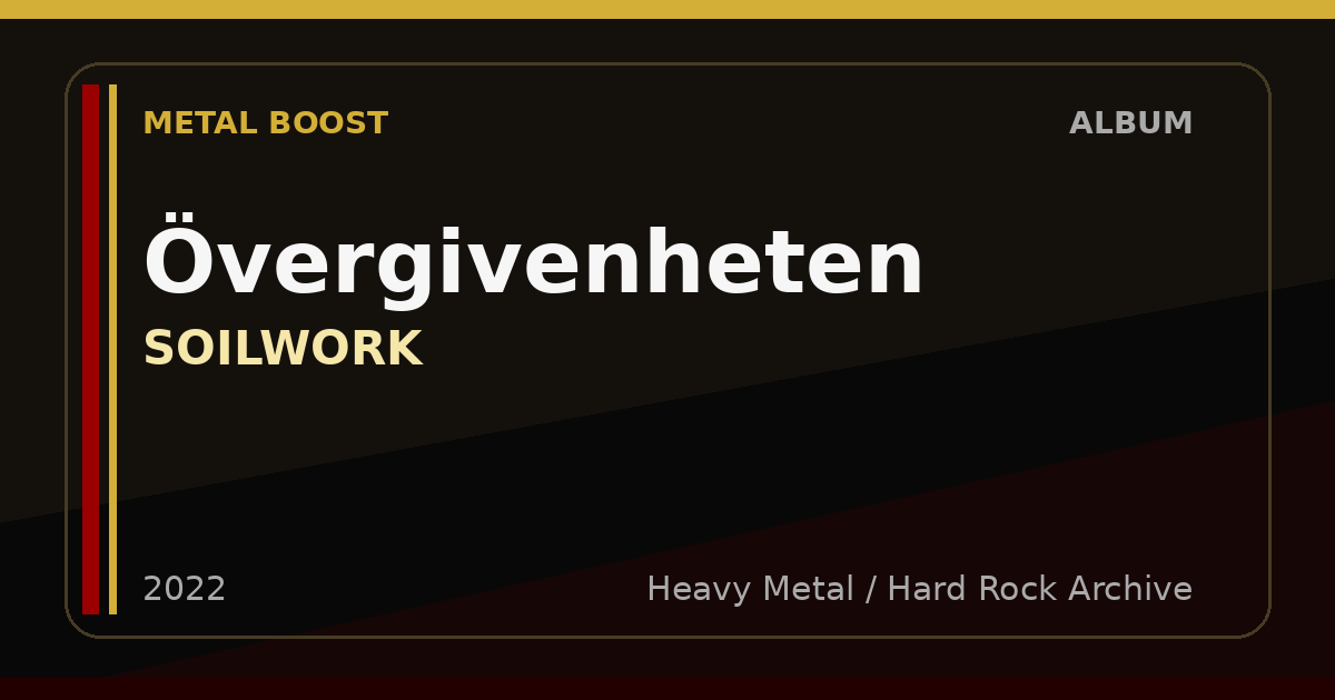 Övergivenheten – SOILWORK | METAL BOOST album visual