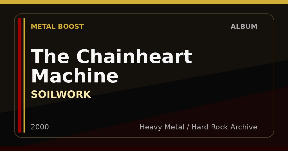 The Chainheart Machine – SOILWORK | METAL BOOST album visual