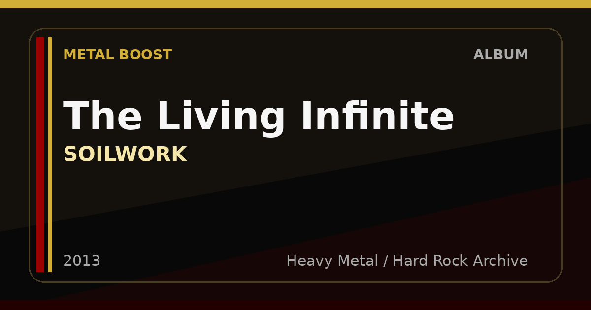 The Living Infinite – SOILWORK | METAL BOOST album visual