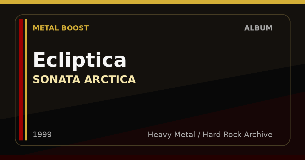 Ecliptica – SONATA ARCTICA | METAL BOOST album visual