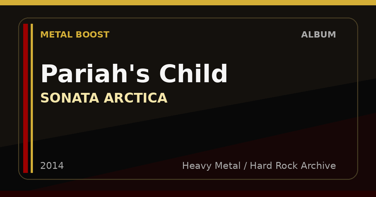 Pariah's Child – SONATA ARCTICA | METAL BOOST album visual