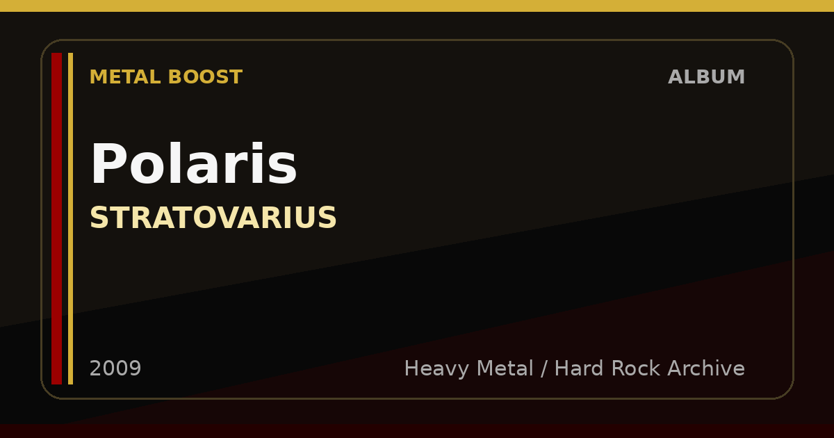 Polaris – STRATOVARIUS | METAL BOOST album visual