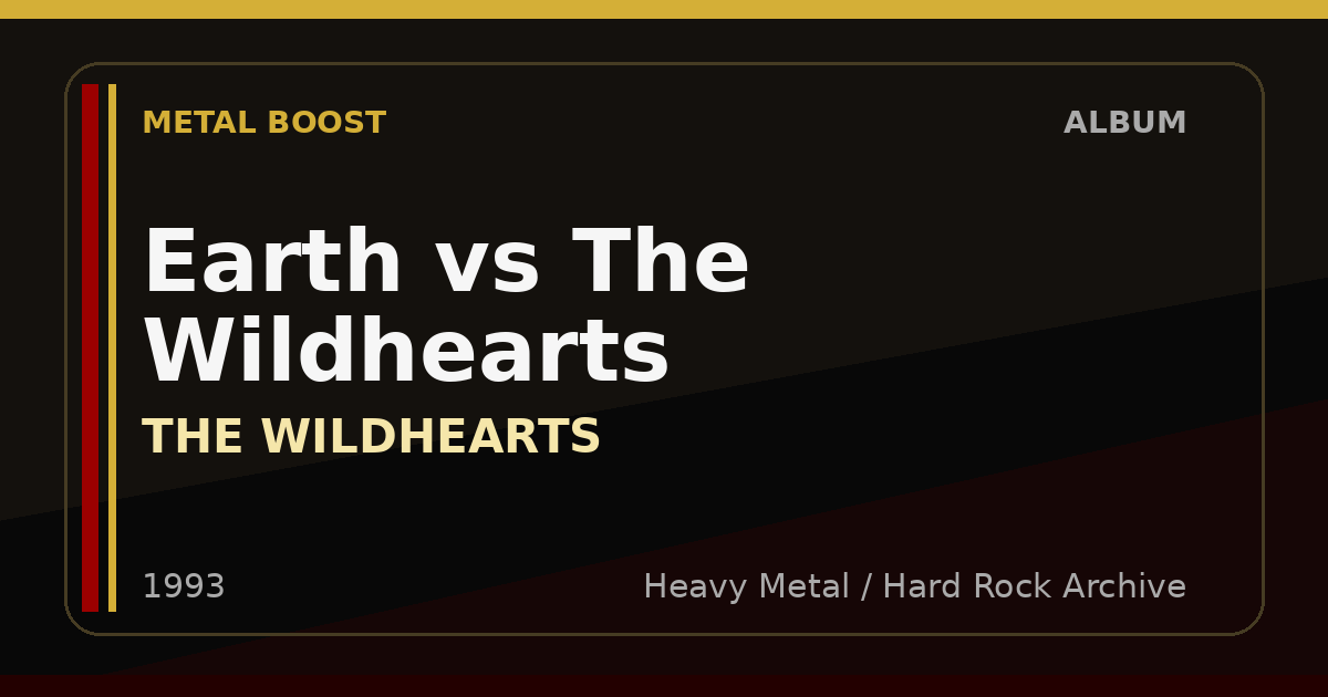 Earth vs The Wildhearts – THE WILDHEARTS | METAL BOOST album visual