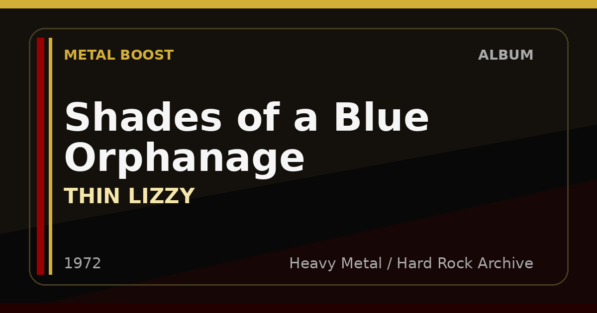 Shades of a Blue Orphanage – THIN LIZZY | METAL BOOST album visual