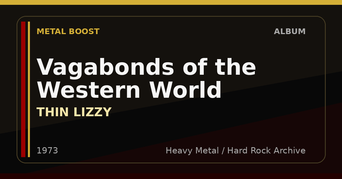 Vagabonds of the Western World – THIN LIZZY | METAL BOOST album visual