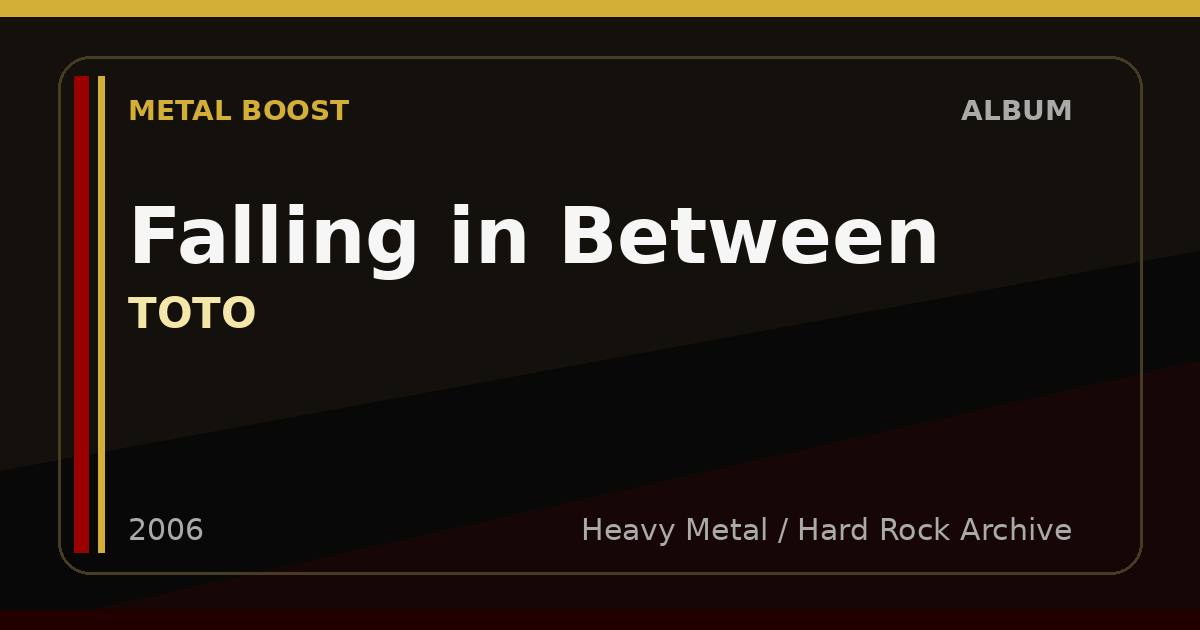 Falling in Between – TOTO | METAL BOOST album visual