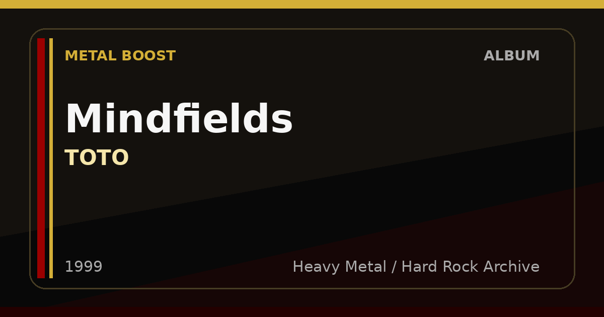 Mindfields – TOTO | METAL BOOST album visual