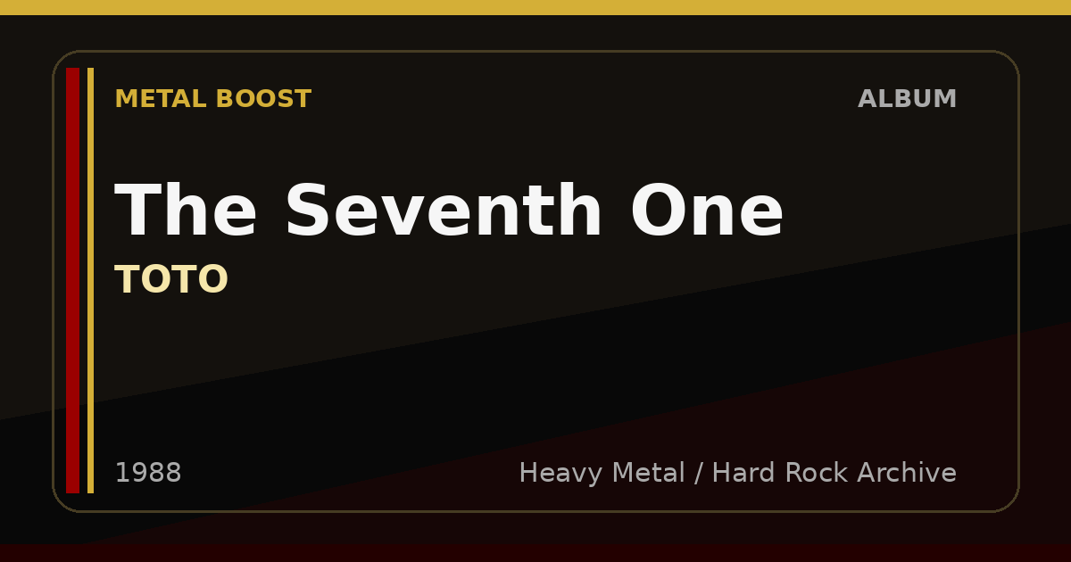The Seventh One – TOTO | METAL BOOST album visual