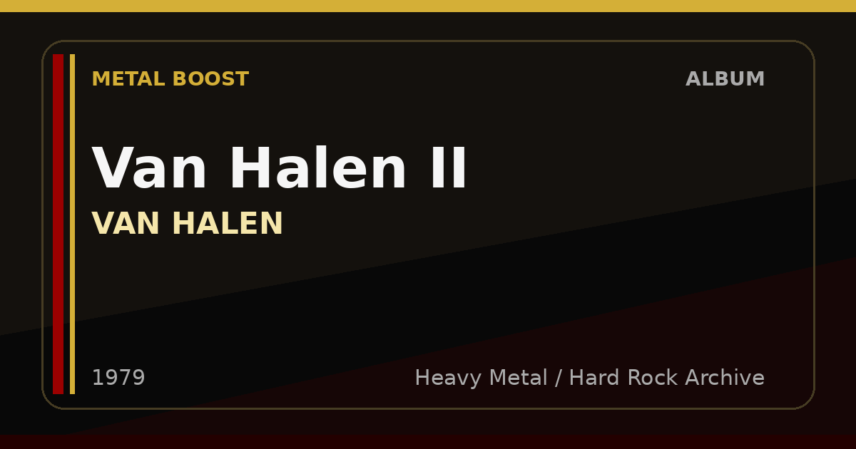 Van Halen II – VAN HALEN | METAL BOOST album visual
