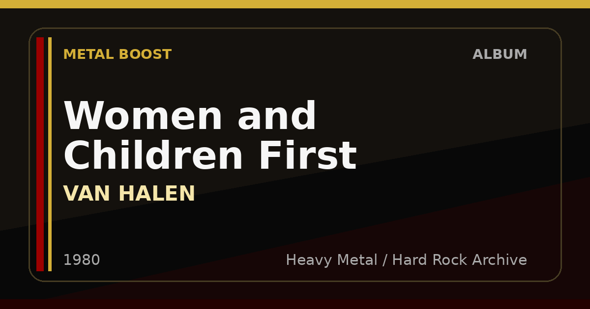 Women and Children First – VAN HALEN | METAL BOOST album visual