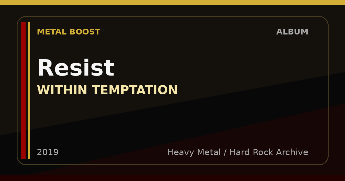 Resist – WITHIN TEMPTATION | METAL BOOST album visual