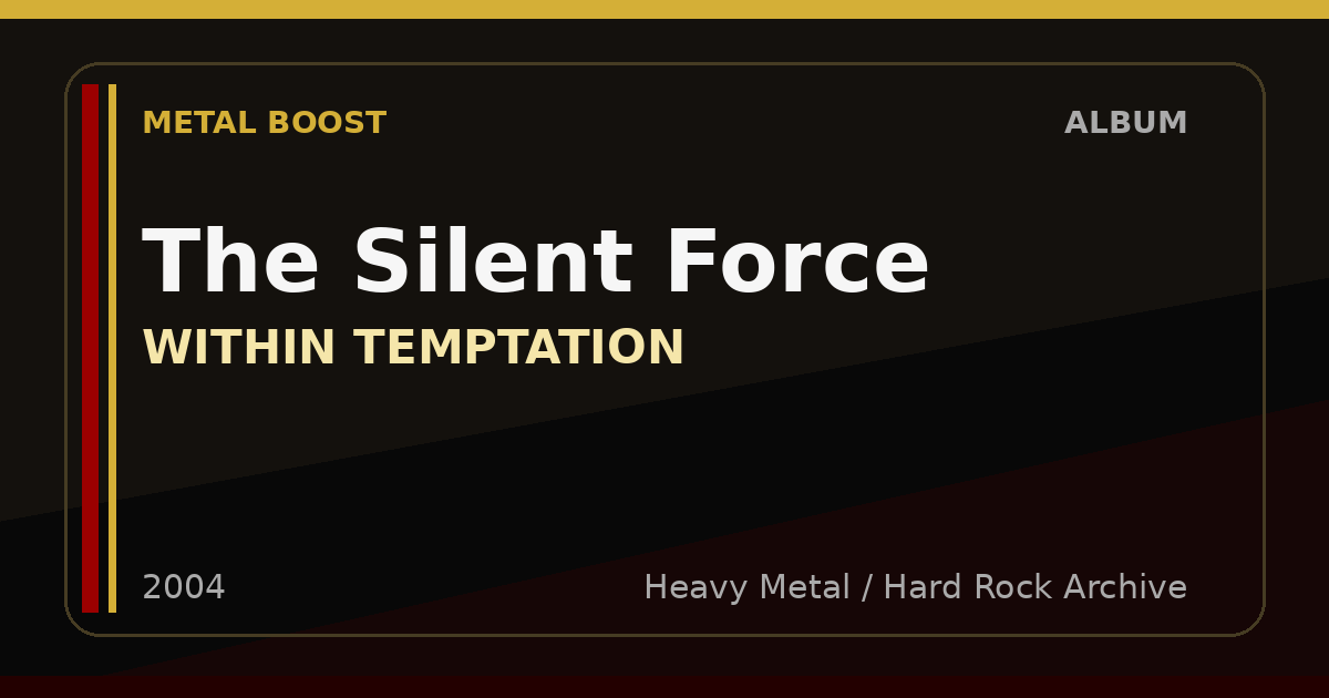 The Silent Force – WITHIN TEMPTATION | METAL BOOST album visual