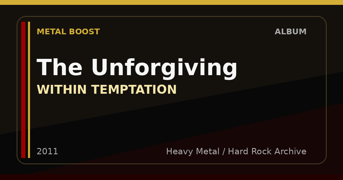 The Unforgiving – WITHIN TEMPTATION | METAL BOOST album visual